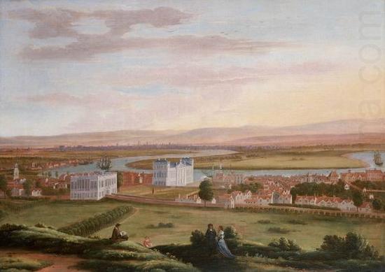 Hendrick Danckerts A View of Greenwich and the Queen s House from the South-East by Hendrick Danckerts china oil painting image